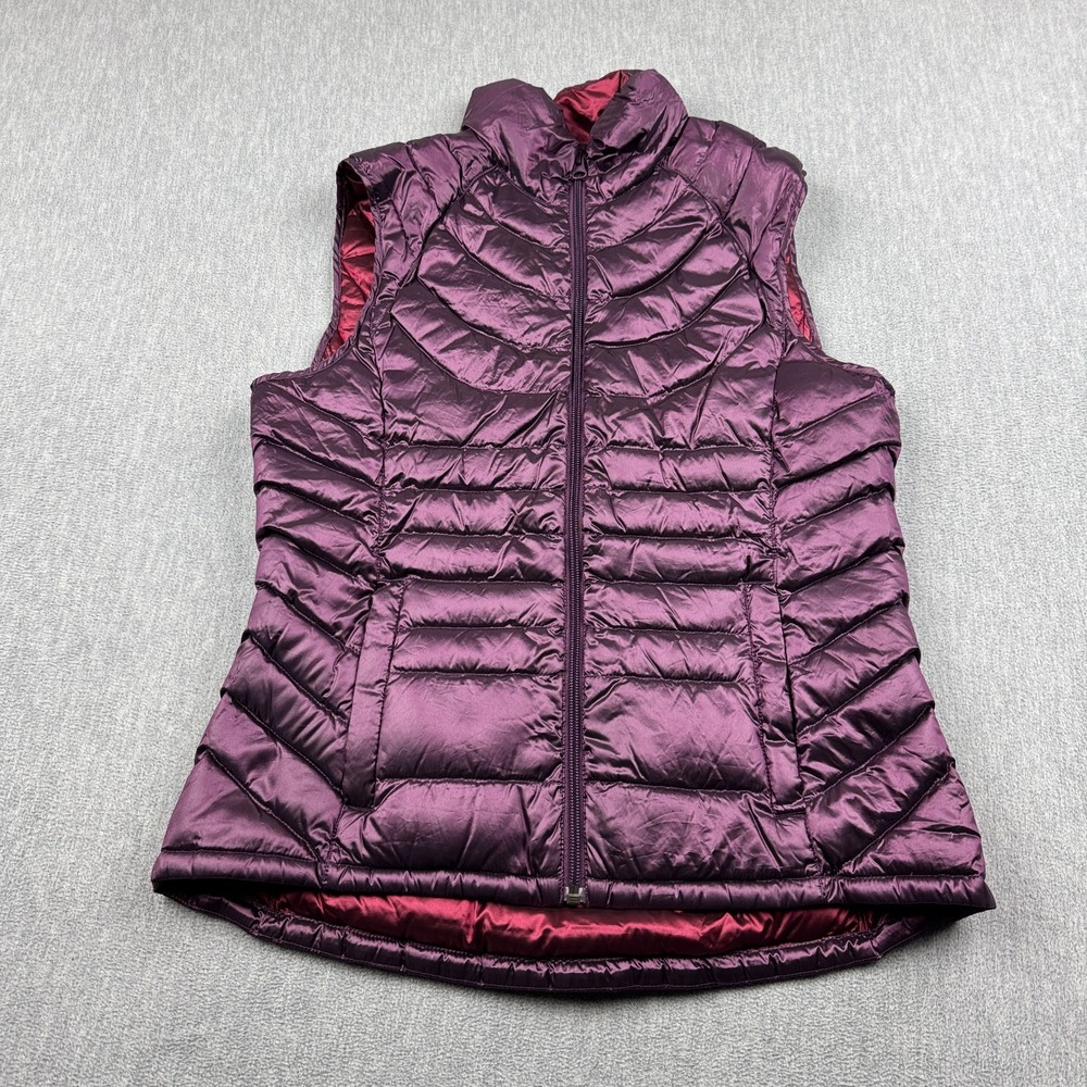 Bernardos Vest Women Small Purple Goose‎ Down Puffer Packable Lightweight Coat
